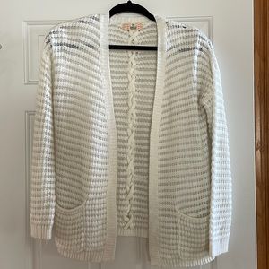 Pink Republic White Cardigan